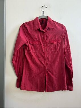Kuhl red hiking button down small